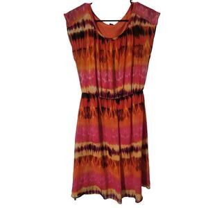 AGB Blouson Multicolor Knee Length Dress Size 6